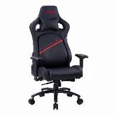 Silla Gamer Xpg Nexus, Cuero Sintetico, Reclinable 155°, Reposabrazos 4d, Soporte Lumbar Dinamico, Piston De Gas C4, Soporta 125 Kg, Negro/rojo